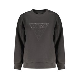 Hanorac negru pentru femei GUESS JEANS