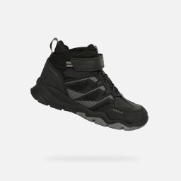 Teniși Geox Montrack B ABX negri pentru băieți