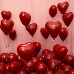 Set baloane Valentine s day, EVNC, rosu