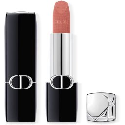 DIOR Rouge Dior ruj cu persistenta indelungata reincarcabil culoare 100 Nude Look Velvet 3.5 g