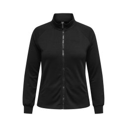 Only Play Curvy Bluză cu fermoar sport negru