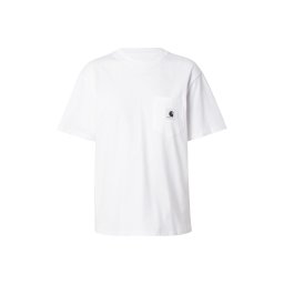 Carhartt WIP Tricou 'W S/S Pocket' alb