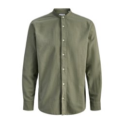 Jack & Jones Plus Cămașă 'JJEBREEZE' oliv