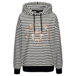 H.I.S Pulover culoarea pielii / negru / alb