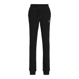 Jack & Jones Junior Pantaloni 'JPSTGORDON' negru / alb