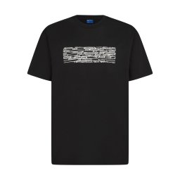 KARL LAGERFELD JEANS Tricou negru / alb