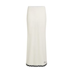 Karl Lagerfeld Fustă crem / negru