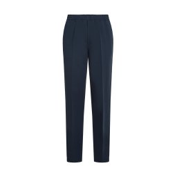 Karl Lagerfeld Pantaloni cu dungă albastru închis