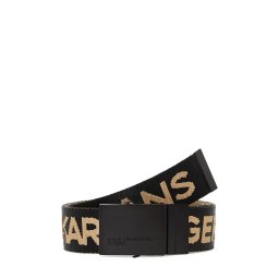 KARL LAGERFELD JEANS Curea maro cappuccino / negru