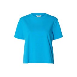 SELECTED Tricou 'SLFEssential' azur