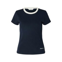 SELECTED Tricou 'SLFMILLY' bleumarin / alb