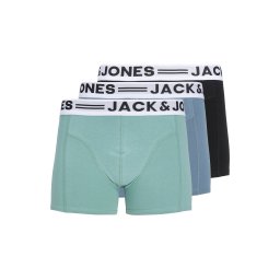 Jack & Jones Junior Chiloţi albastru porumbel / azuriu / negru / alb