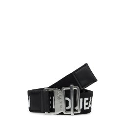 KARL LAGERFELD JEANS Curea ' Gürtel aus Gurtband mit Logo ' negru