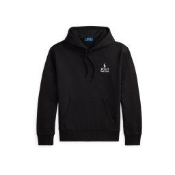 Polo Ralph Lauren Bluză de molton negru / alb