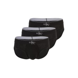Calvin Klein Underwear Slip gri închis / negru / alb