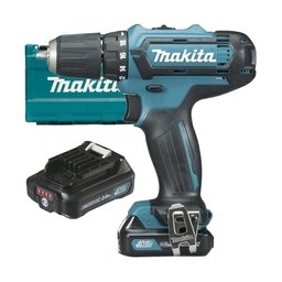 Makita - DF333DSAE - Masina de gaurit si insurubat cu 2 acumulatori si incarcator, Li-Ion, 12 V, 2 Ah, 30 Nm, valiza plastic