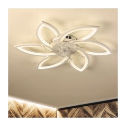 BRILAGI-LED Lampă reglabilă cu ventilator LED/50W/230V 3000-6500K alb+DO