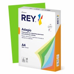 Hartie color REY Adagio, A4, 80g, 500 coli/top, verde intens