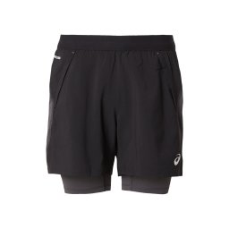 ASICS Pantaloni sport 'Road' gri / negru