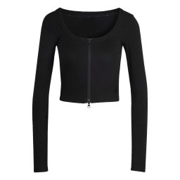 ADIDAS SPORTSWEAR Hanorac tricotat 'Seasonal Essentials' negru
