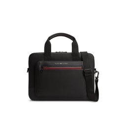 TOMMY HILFIGER Geantă laptop 'Foundation' albastru noapte / roşu închis / negru