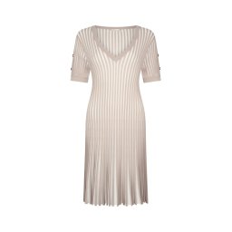 Liu Jo Rochie tricotat bej / alb