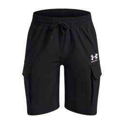 UNDER ARMOUR Pantaloni sport 'Vibe' negru / alb