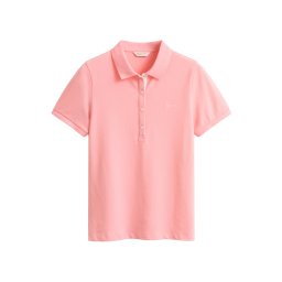 GANT Tricou roz / alb