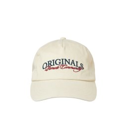 JACK & JONES Șapcă 'JACFRAME' ecru / bleumarin / roșu burgundy