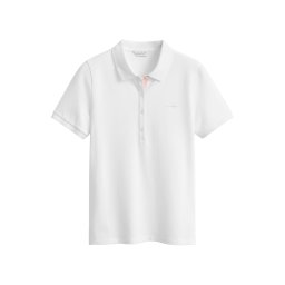 GANT Tricou roz / alb