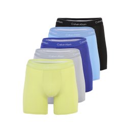 Calvin Klein Underwear Boxeri albastru deschis / albastru închis / galben citron / negru