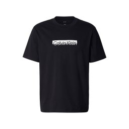 Calvin Klein Tricou negru / alb