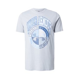 UNDER ARMOUR Tricou funcțional 'VARSITY CREST' bleumarin / albastru regal / gri / alb