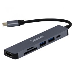 SPDS-TypeC-HUPS-6in1, Grey