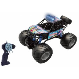 MASINUTA CU TELECOMANDA BIG FOOT, SCARA 1/10, 44CM, ALBASTRU