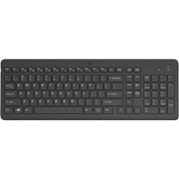 HP Keyboard Wireless 225, Culoare: Negru, Dimensiuni: 425,9 x 146,1 x 26,8 mm, Greutate: 0.42kg, Garantie 1 an