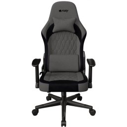 Scaun gaming FURY SHINAI S8, material fabric, reglabil pe inaltime, greutate maxima suportata 130 kg, inaltime scaun reglabil 30.5 - 37.5 cm, spatar ajustabil 135°, dimensiuni roti 60mm, echipat cu piston cu gaz clasa 4, manere 1D, gri