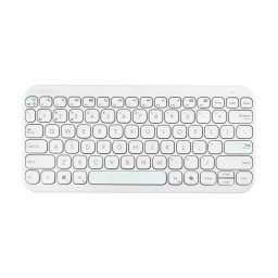 Tastatura ASUS Marshmallow KW100 (90XB0880-BKB4F0 / 90XB0880-BKB4G0), compatibilă Windows / Chrome / macOS / iOS / iPadOS, conexiune wireless Bluetooth 5.0 cu suport multi-device până la 3 dispozitive, taste tip scissor cu cursă 1.6mm și durată de viață 1