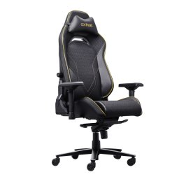 Scaun gaming Trust GXT 721 Ruya Pro Premium, iluminare RGB, 5 roti, ridicare pe gaz clasa 4, adjustabil pe inaltime, material piele PU, greutate maxima suportata 150 kg, negru