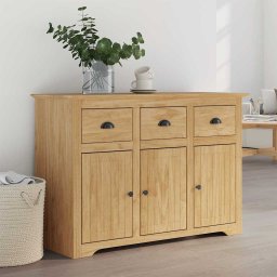 Bufet BODO Maro miere 115,5 x 44 x 80 cm Lemn compozit GartenMobel Dekor