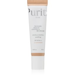Purito Wonder Releaf Centella BB Cream crema BB cu efect de iluminare cu efect calmant culoare 27 Sand Beige 30 ml