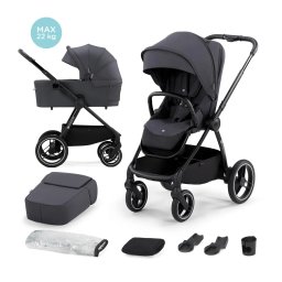CARUCIOR MULTIFUNCTIONAL 2IN1 KINDERKRAFT NEA DARK GREY