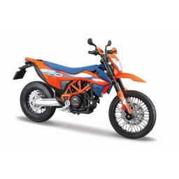 MAISTO MOTOCICLETA METALICA EDITIE SPECIALA KTM 690 SMC PORTOCALIU SCARA 1 LA 18
