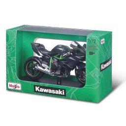 MAISTO MOTOCICLETA METALICA CU STAND KAWASAKI NINJA H2 R SCARA 1 LA 12