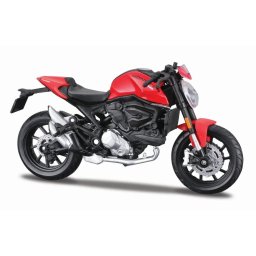 MAISTO MOTOCICLETA METALICA CU STAND EDITIE SPECIALA DUCATI MONSTER SCARA 1 LA 18