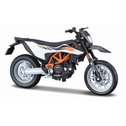 MAISTO MOTOCICLETA METALICA CU STAND EDITIE SPECIALA KTM 690 SMC R SCARA 1 LA 18