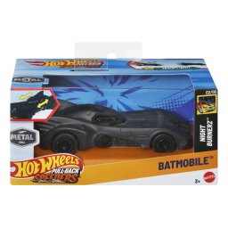 HOT WHEELS MASINUTA METALICA CU SISTEM PULL BACK BATMOBILE NIGHT BURNERZ SCARA 1:43