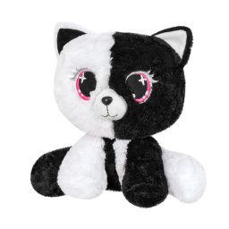 PLUS PISICA NEGRU CU ALB 25CM