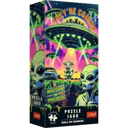 PUZZLE TREFL 1000 PREMIUM PLUS SALA GROAZEI OZN-URI