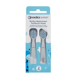 Rezerve pentru periuta de dinti 1-8 ani - albastre Nordics